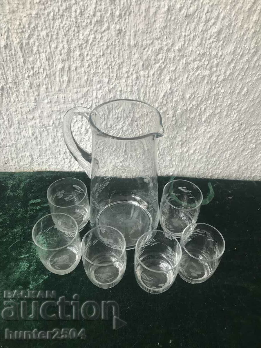 Κανάτα με φλιτζάνια-6 τεμ Κανάτα με φλιτζάνια-6 τεμ