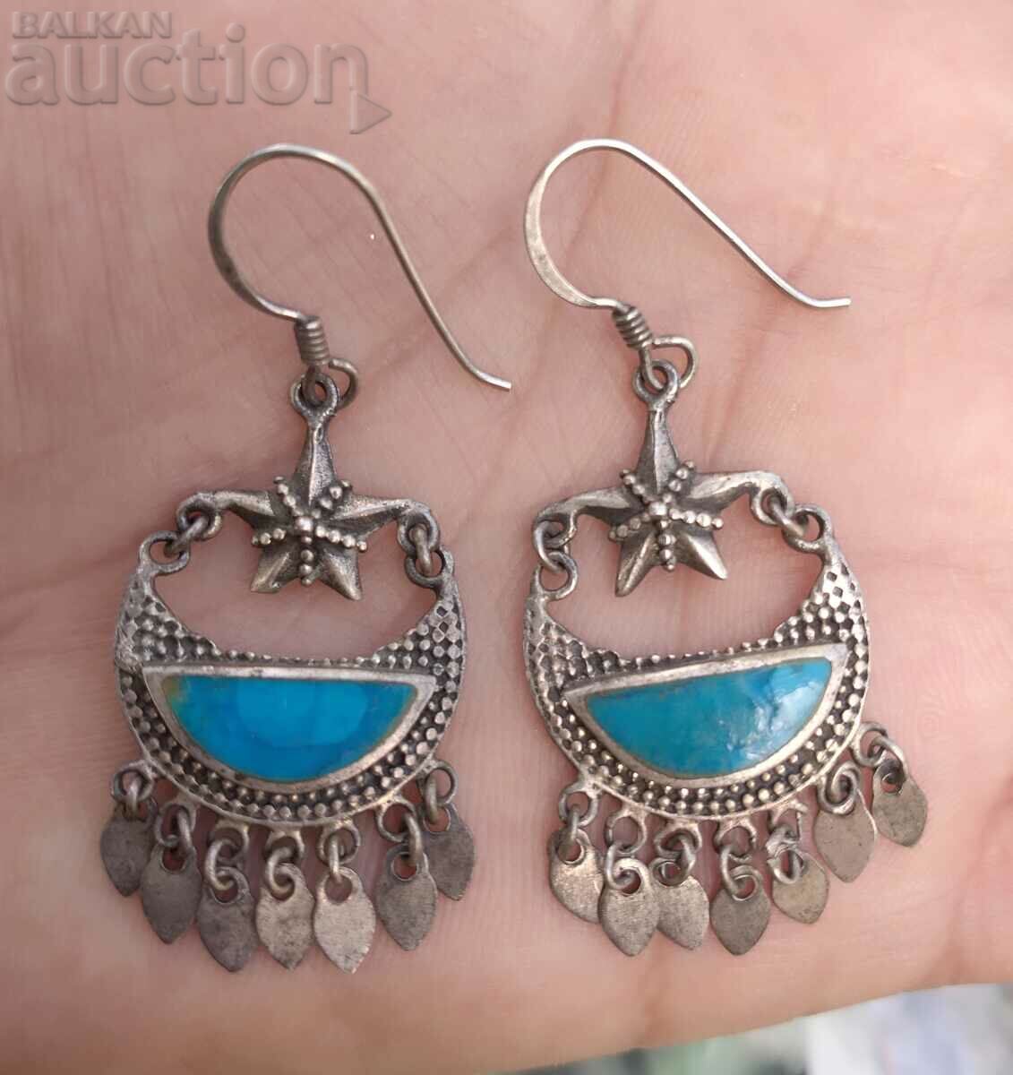 Silver Earrings 925 with Turquoise