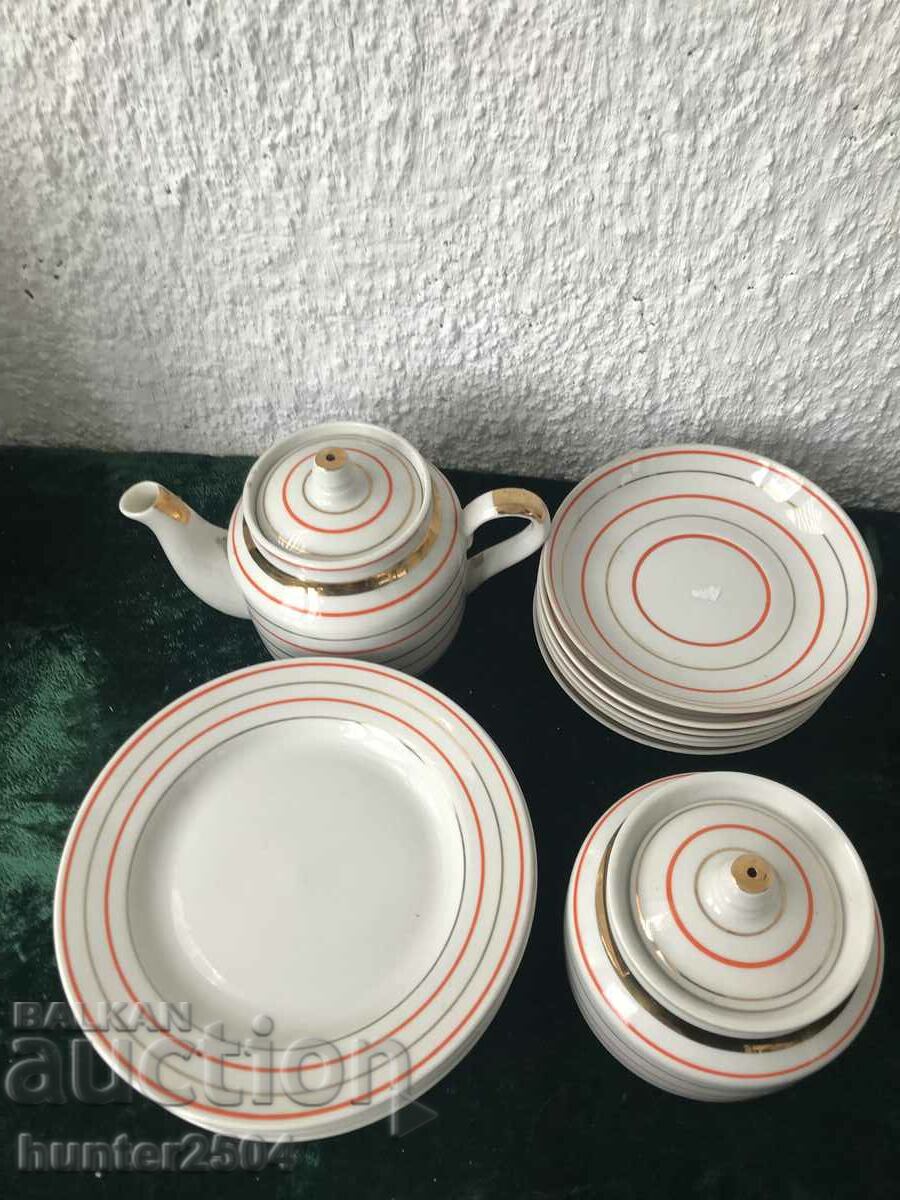 Plates, jug and sugar bowl - USSR