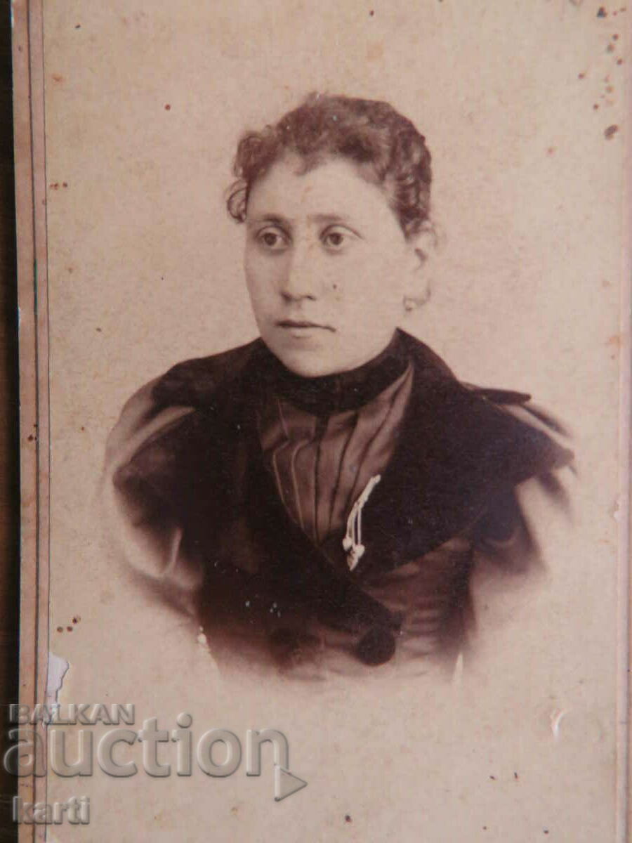 OLD PHOTOGRAPH - CARDBOARD - NIKIFOR MINKOV - PLUM - w106 with price 39.99 BGN | € 20.45 OLD PHOTOGRAPH - CARDBOARD - NIKIFOR MINKOV - PLUM - w106 with price 39.99 BGN | € 20.45