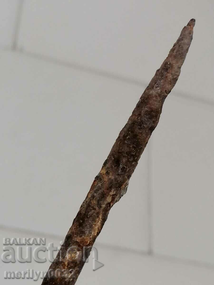 Old huge nail, wrought iron - 7 Old huge nail, wrought iron - 7