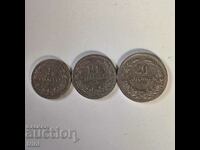 5 , 10 и 20 стотинки 1906 година б68