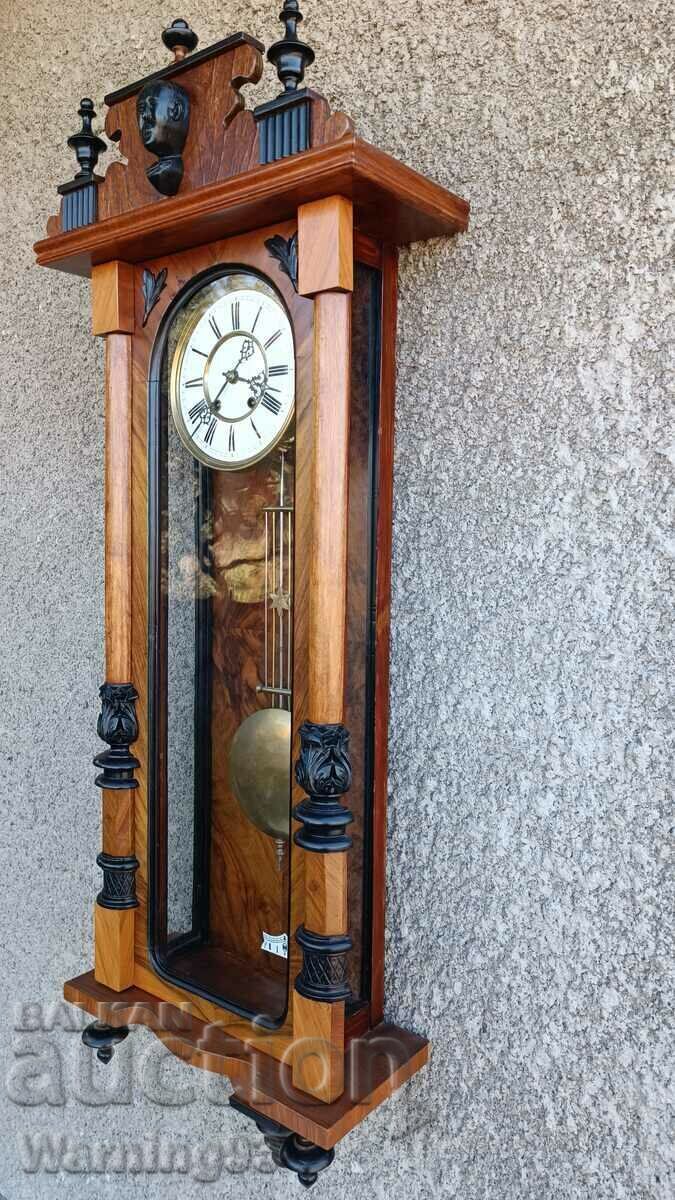 Μεγάλο ρολόι τοίχου - Carl Werner - Antique - 1900 με τιμή € 320.00 | 625.87 BGN