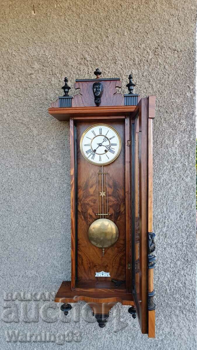 Μεγάλο ρολόι τοίχου - Carl Werner - Antique - 1900 - 5