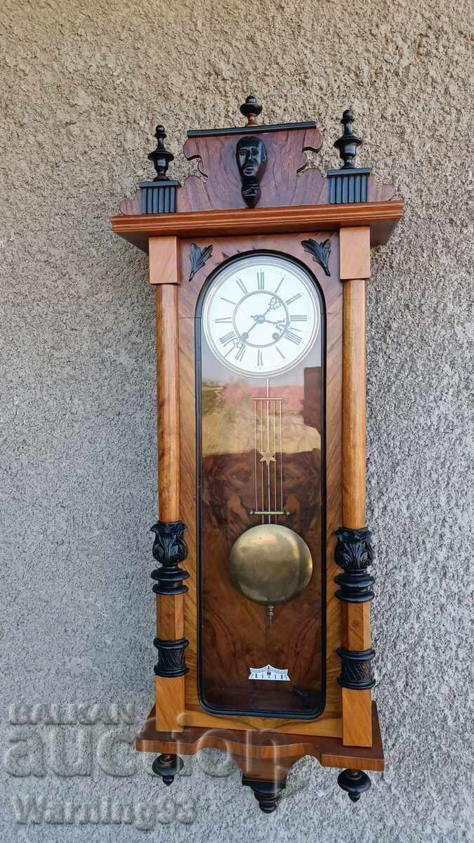 Μεγάλο ρολόι τοίχου - Carl Werner - Antique - 1900