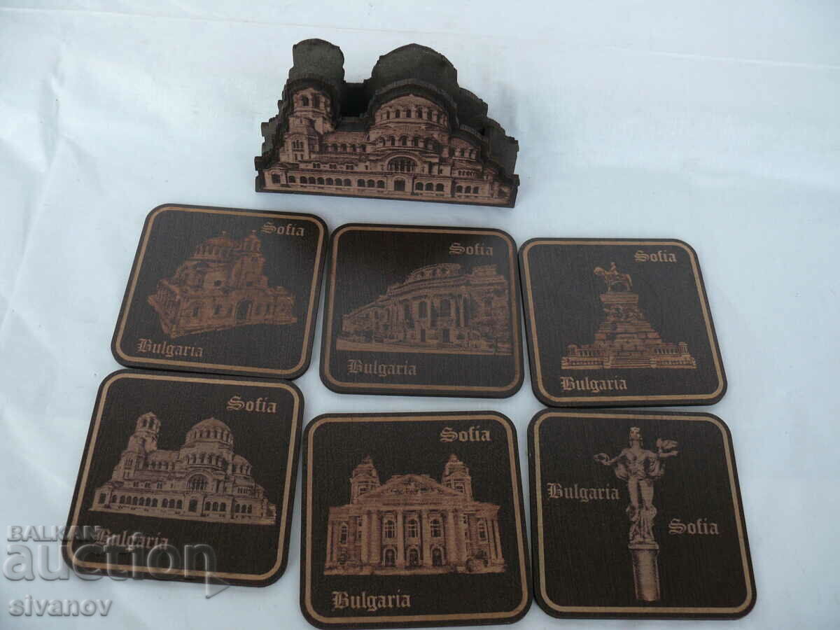 Interesting coasters Sofia #1864 with price 14.99 BGN | € 7.66
