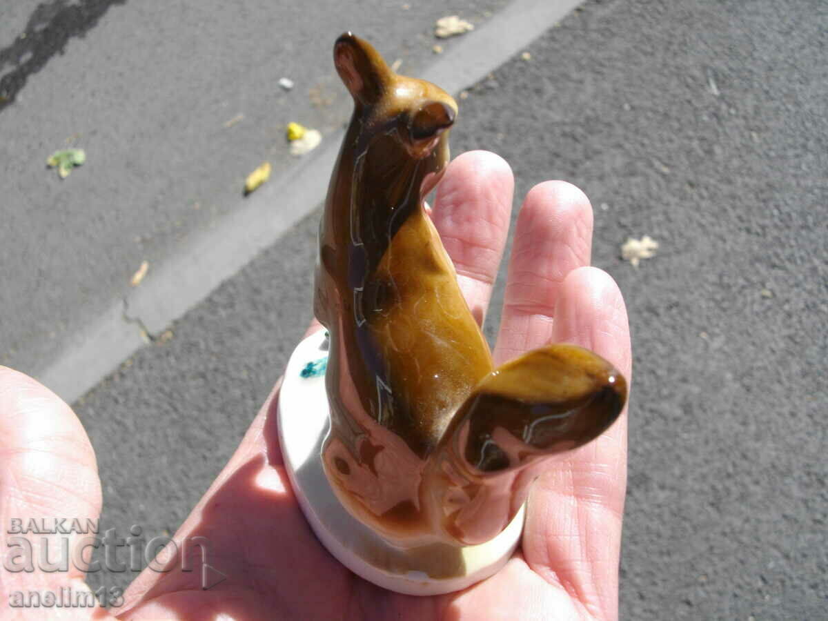 Delivery of OLD PORCELAIN SQUIRREL GDR DDR Delivery of OLD PORCELAIN SQUIRREL GDR DDR