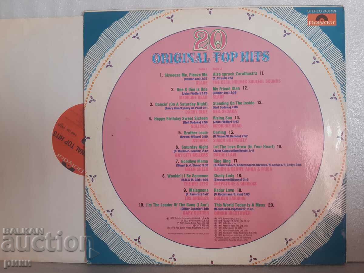 20 Original Top Hits 1973 with price 9.00 BGN | € 4.60 20 Original Top Hits 1973 with price 9.00 BGN | € 4.60