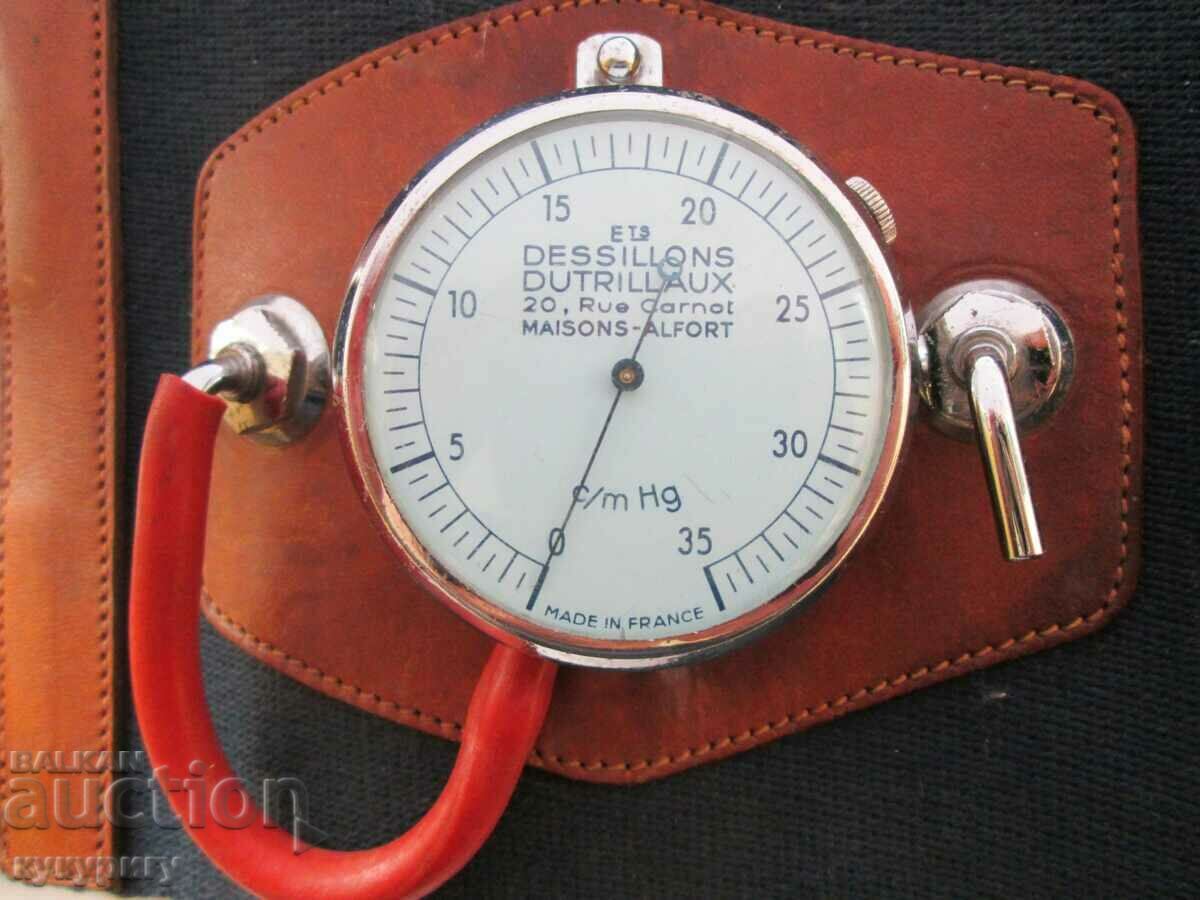 Delivery of Old French medical tonometer blood pressure device Delivery of Old French medical tonometer blood pressure device