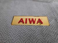 Old Aiwa sign