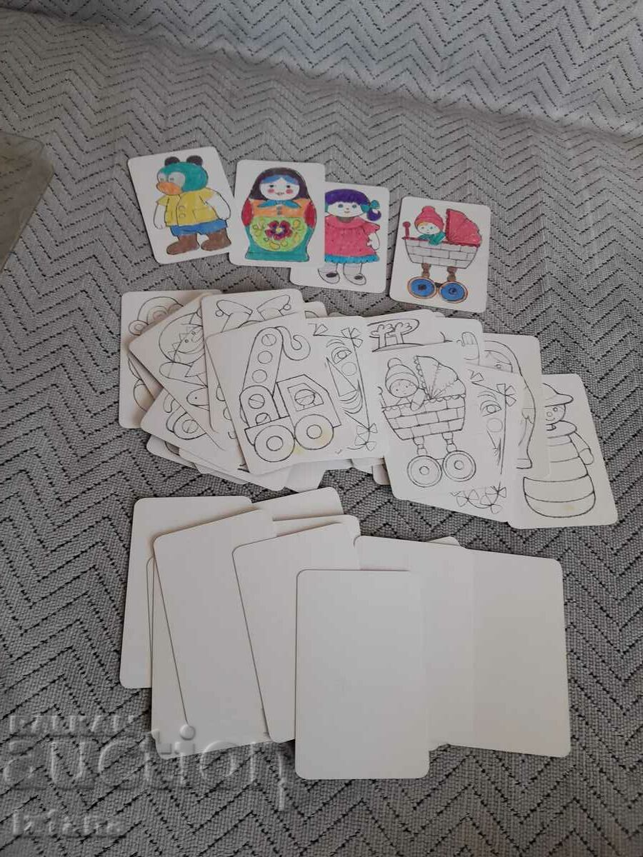Auction Old children's playing cards Auction Old children's playing cards