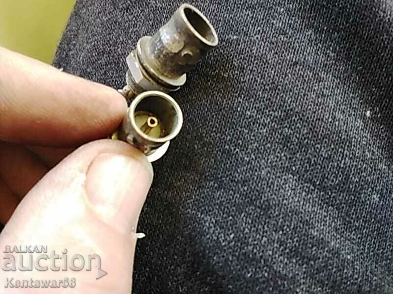 Radio frequency bushings, female with gold plating - 2 pcs. with price 4.00 BGN | € 2.05