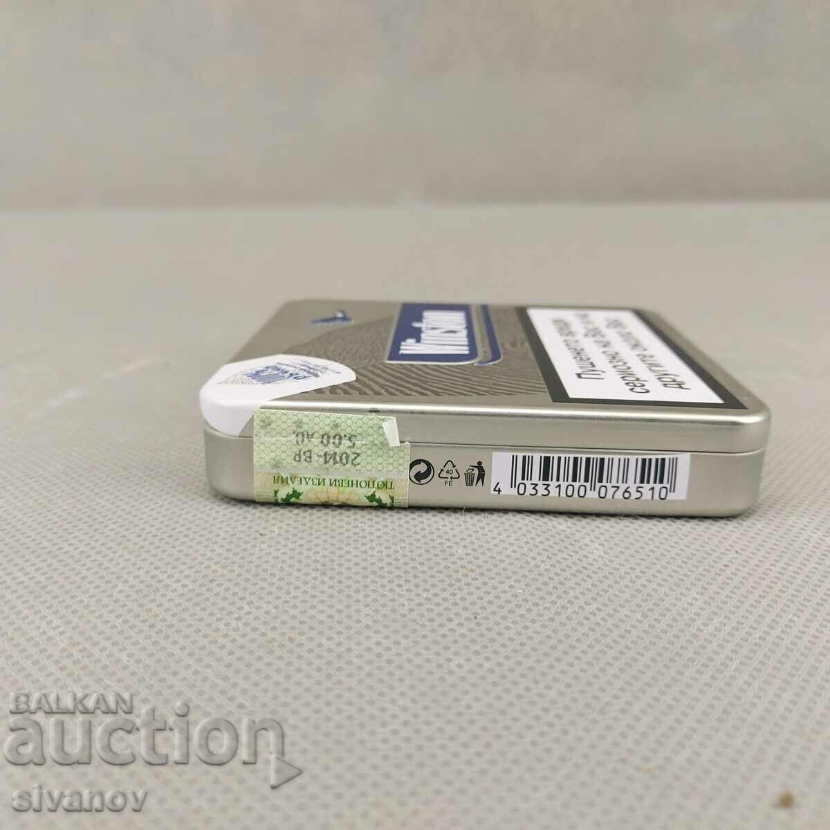 Auction Limited Edition Winston Cigarette Metal Snuff Box #1960 Auction Limited Edition Winston Cigarette Metal Snuff Box #1960