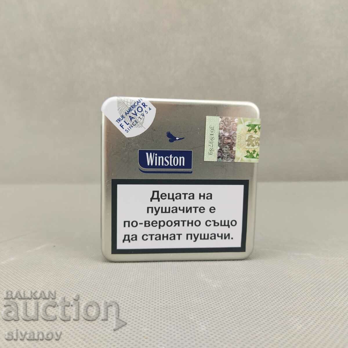 Delivery of Limited Edition Winston Cigarette Metal Snuff Box #1960 Delivery of Limited Edition Winston Cigarette Metal Snuff Box #1960