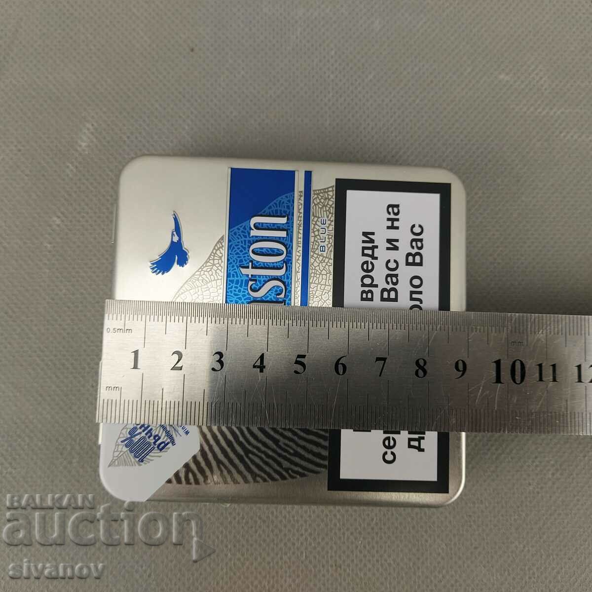 Limited Edition Winston Cigarette Metal Snuff Box #1960 - 6 Limited Edition Winston Cigarette Metal Snuff Box #1960 - 6