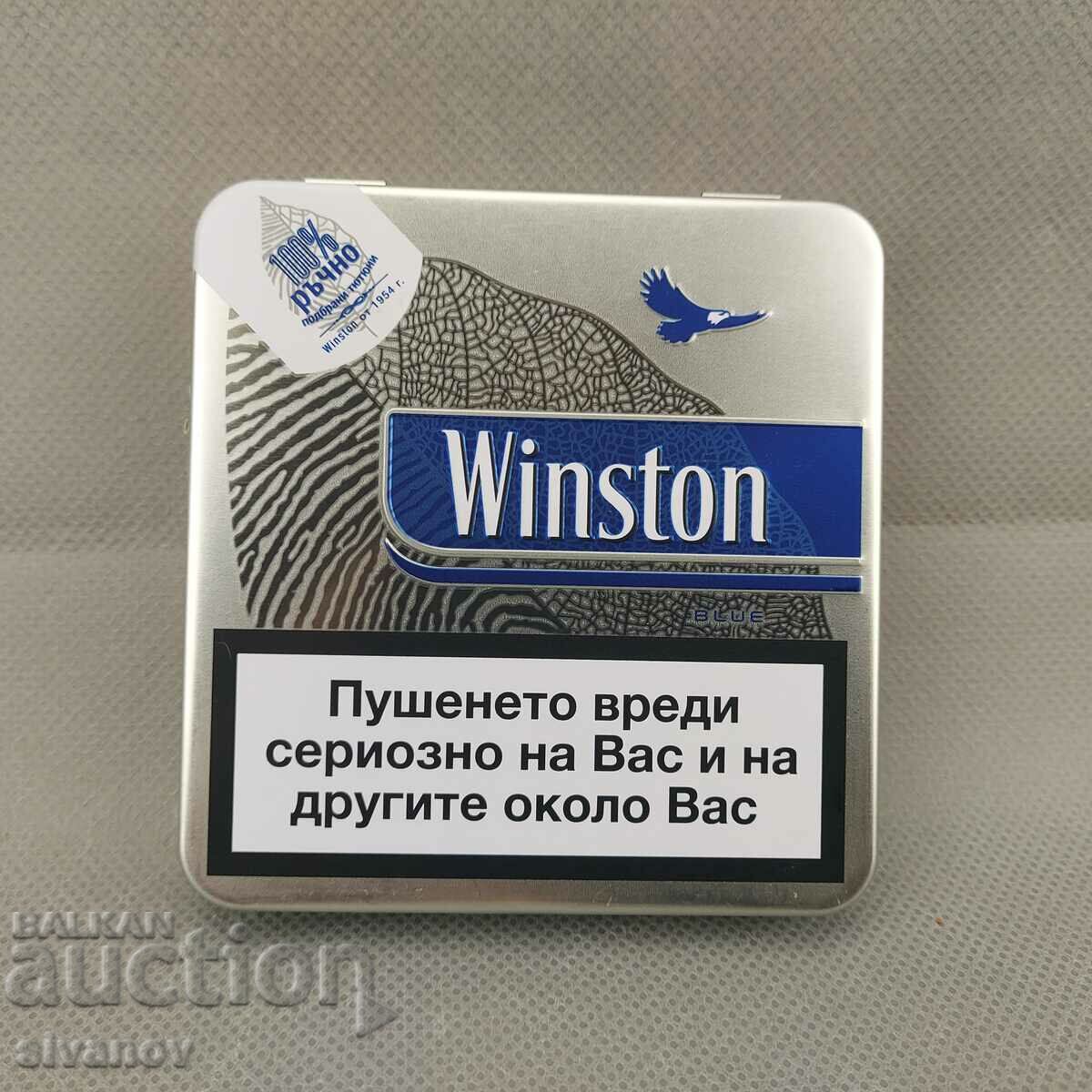 Limited Edition Winston Cigarette Metal Snuff Box #1960