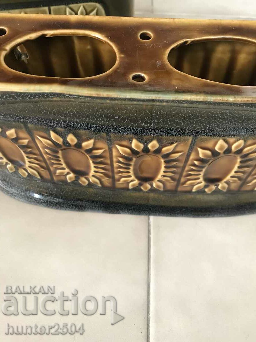 Wall vases—2 pcs., 29/13/6 cm with price 29.95 BGN | € 15.31 Wall vases—2 pcs., 29/13/6 cm with price 29.95 BGN | € 15.31