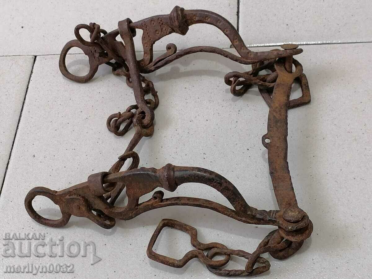 Ottoman Hand Wrought Bridle Wrought Iron Cavalry Bridle - 7 Ottoman Hand Wrought Bridle Wrought Iron Cavalry Bridle - 7