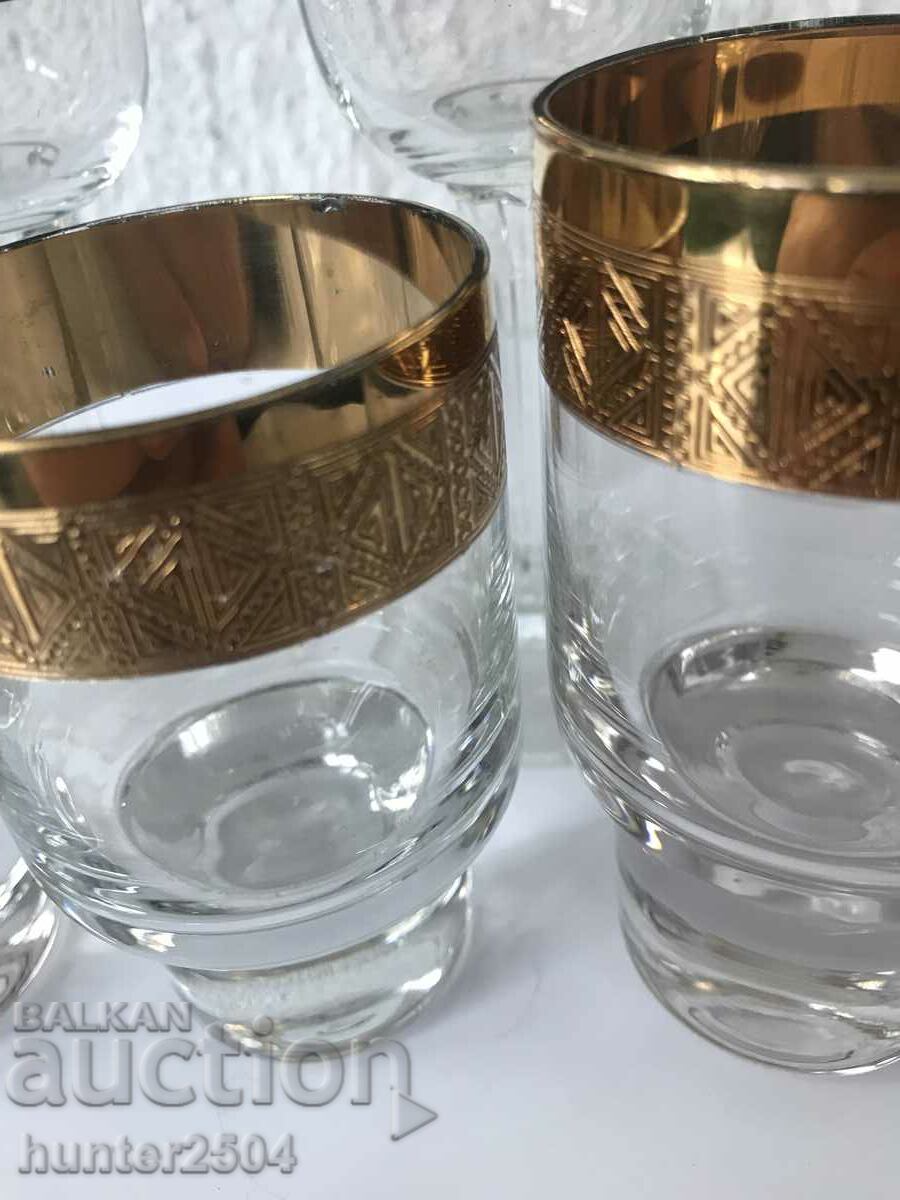 Auction Glasses -, various, 5 pieces Auction Glasses -, various, 5 pieces