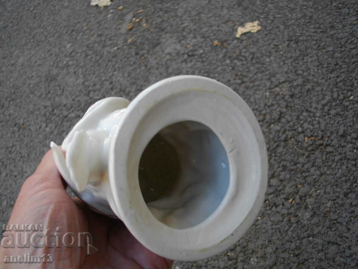 OLD PORCELAIN NIGHT LAMP PARROT BODY - 7 OLD PORCELAIN NIGHT LAMP PARROT BODY - 7