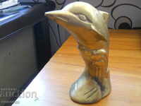 χάλκινο αγαλματίδιο - δελφίνι