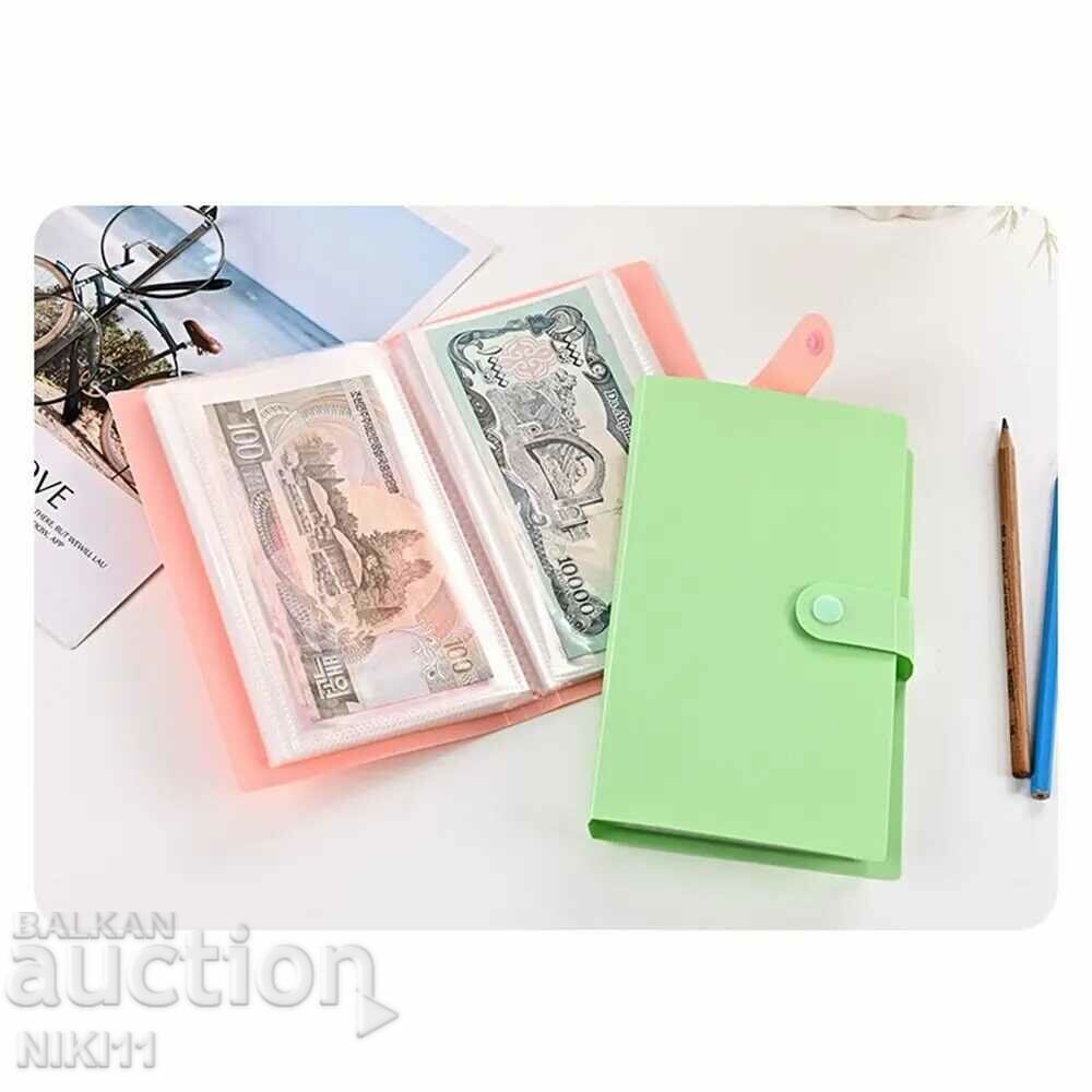 Auction 50 banknote album, banknote file Auction 50 banknote album, banknote file