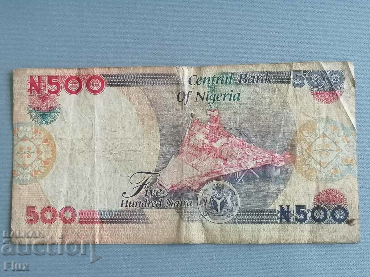 Banknote - Nigeria - 500 Naira | 2008 with price 12.00 BGN | € 6.14 Banknote - Nigeria - 500 Naira | 2008 with price 12.00 BGN | € 6.14