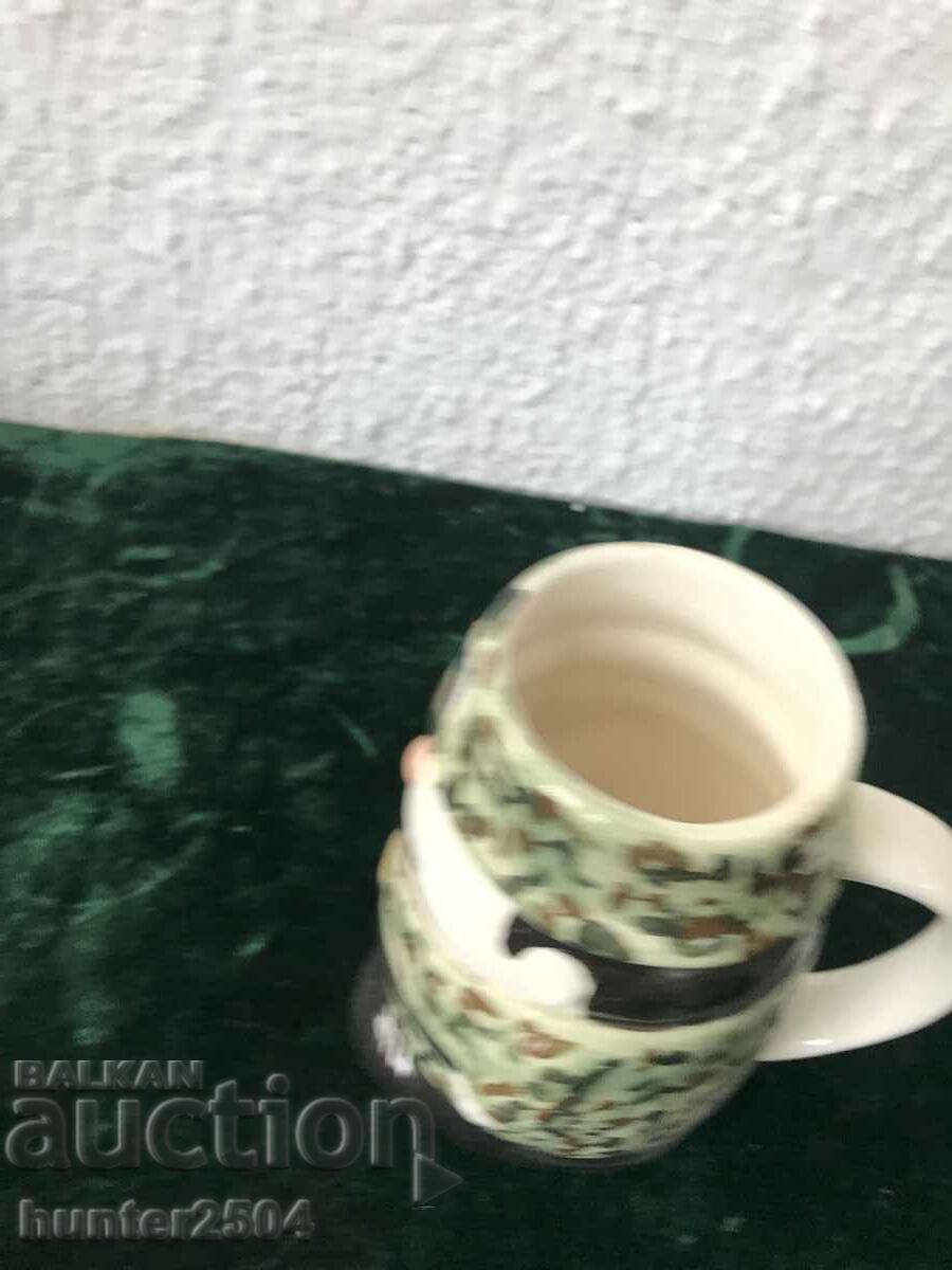Auction Pencil case, mug, glass Schweik-14/6 cm Auction Pencil case, mug, glass Schweik-14/6 cm
