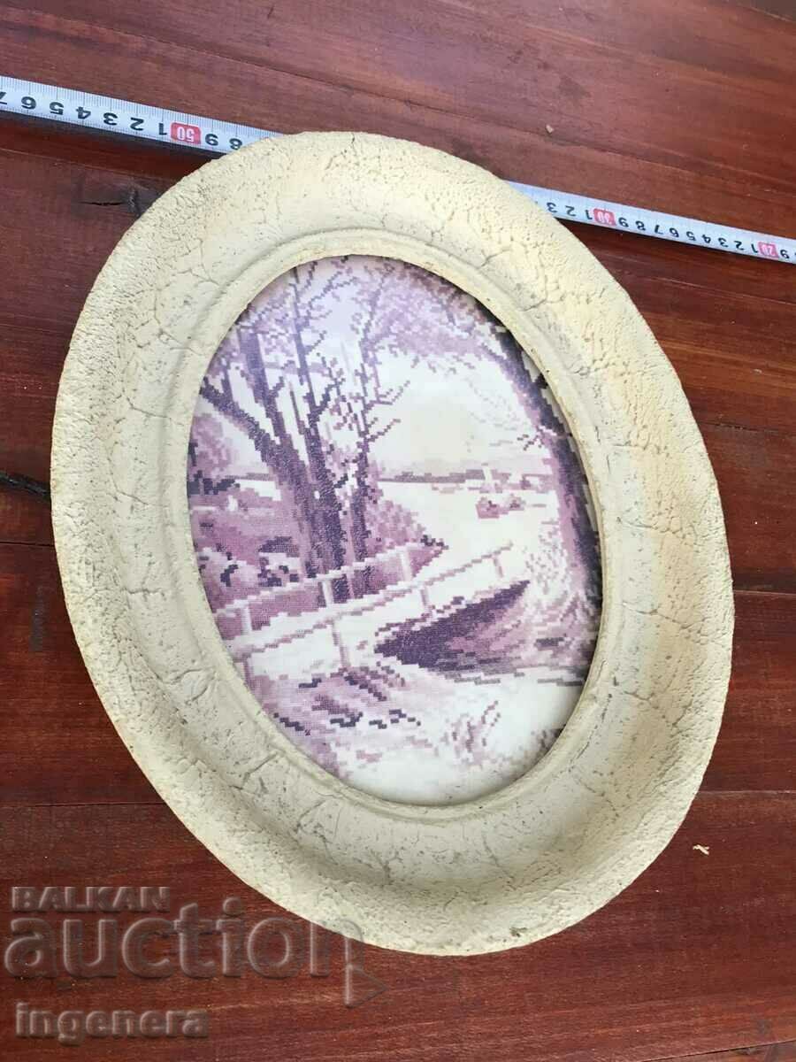 TAPESTRY EARLY SOCIETY PHOTOGRAPH WOOD FRAME LABEL - 5 TAPESTRY EARLY SOCIETY PHOTOGRAPH WOOD FRAME LABEL - 5