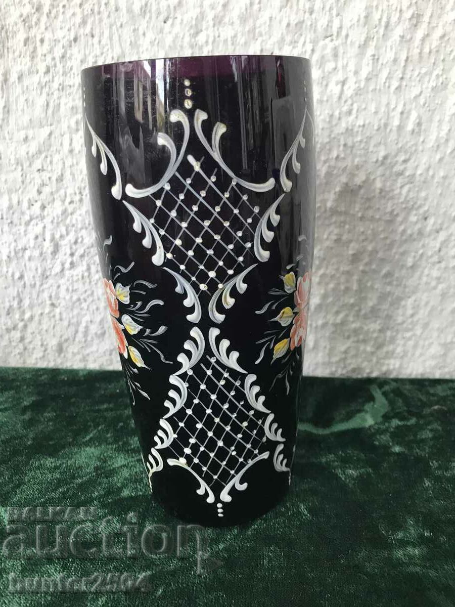 Vase-20/8.5 cm, painted, USSR with price 24.95 BGN | € 12.76 Vase-20/8.5 cm, painted, USSR with price 24.95 BGN | € 12.76