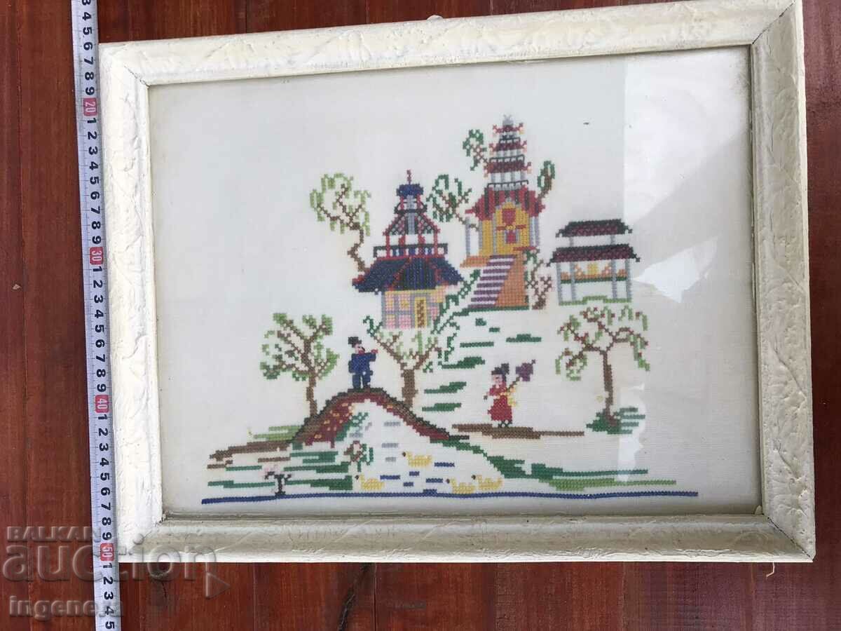 EARLY SOCIETY TAPESTRY SEWED PANEL WOOD FRAME - 6 EARLY SOCIETY TAPESTRY SEWED PANEL WOOD FRAME - 6