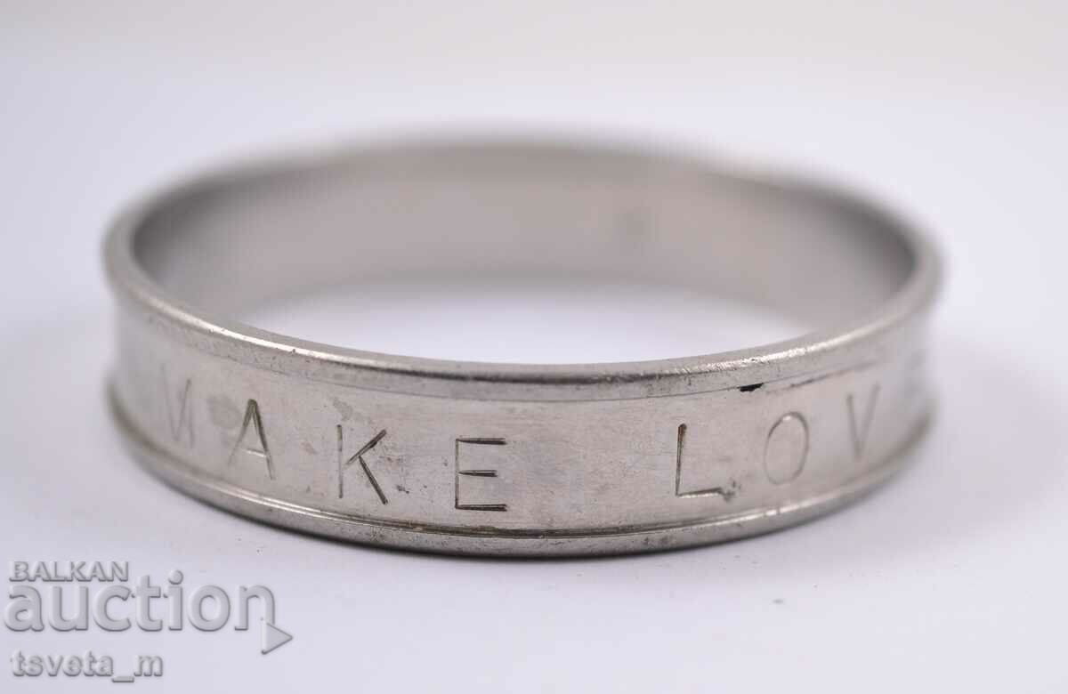 MAKE LOVE NOT WAR bracelet