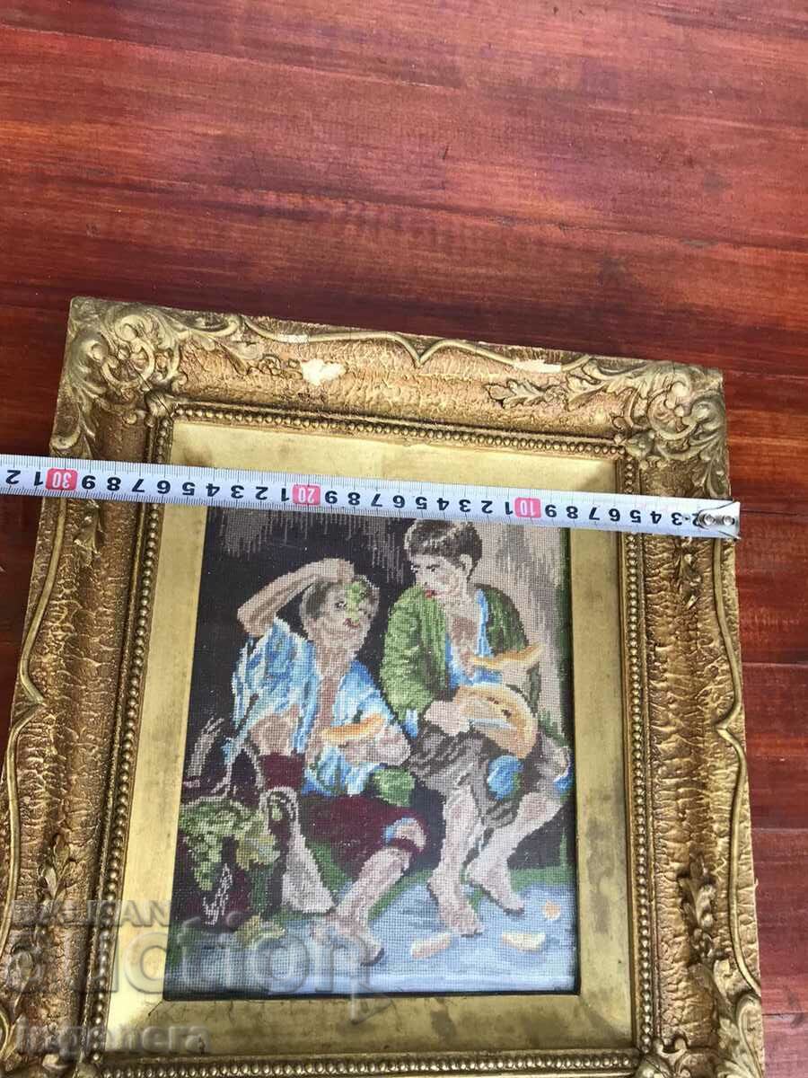 EARLY SOCIETY TAPESTRY SEWED PANEL WOOD FRAME - 5 EARLY SOCIETY TAPESTRY SEWED PANEL WOOD FRAME - 5