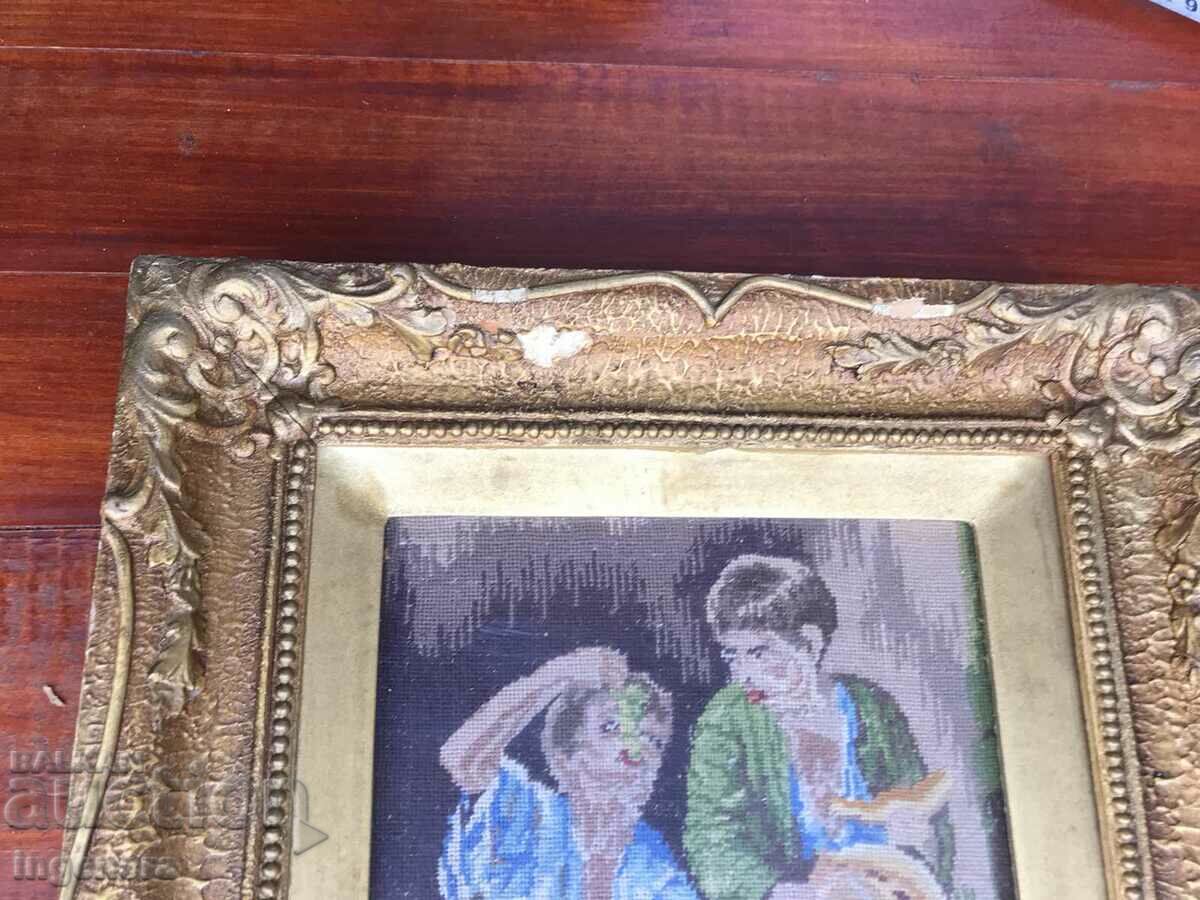 EARLY SOCIETY TAPESTRY SEWED PANEL WOOD FRAME - 7 EARLY SOCIETY TAPESTRY SEWED PANEL WOOD FRAME - 7