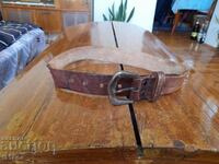 Old ladies leather belt
