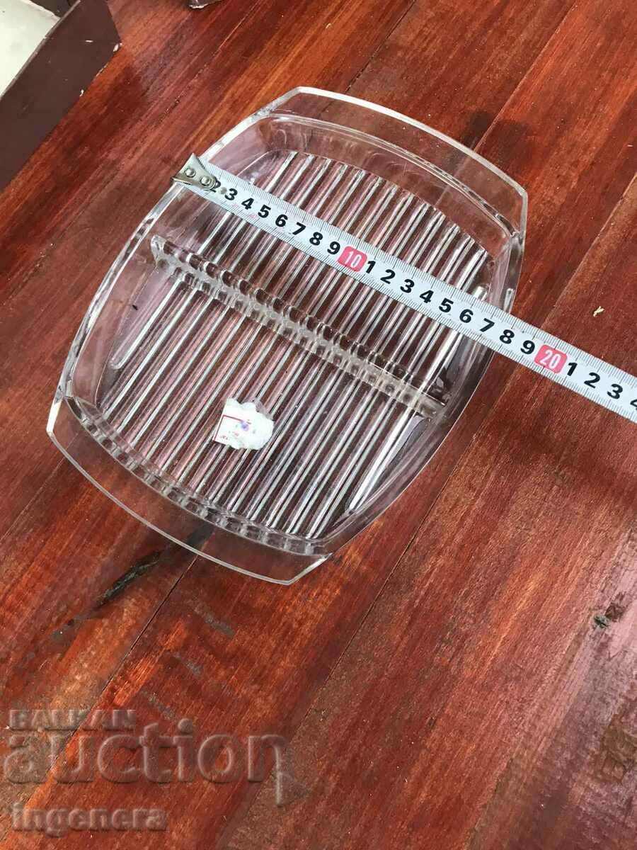 Delivery of PLATO TRAY GLASS CRYSTAL NEW FROM SOCA Delivery of PLATO TRAY GLASS CRYSTAL NEW FROM SOCA