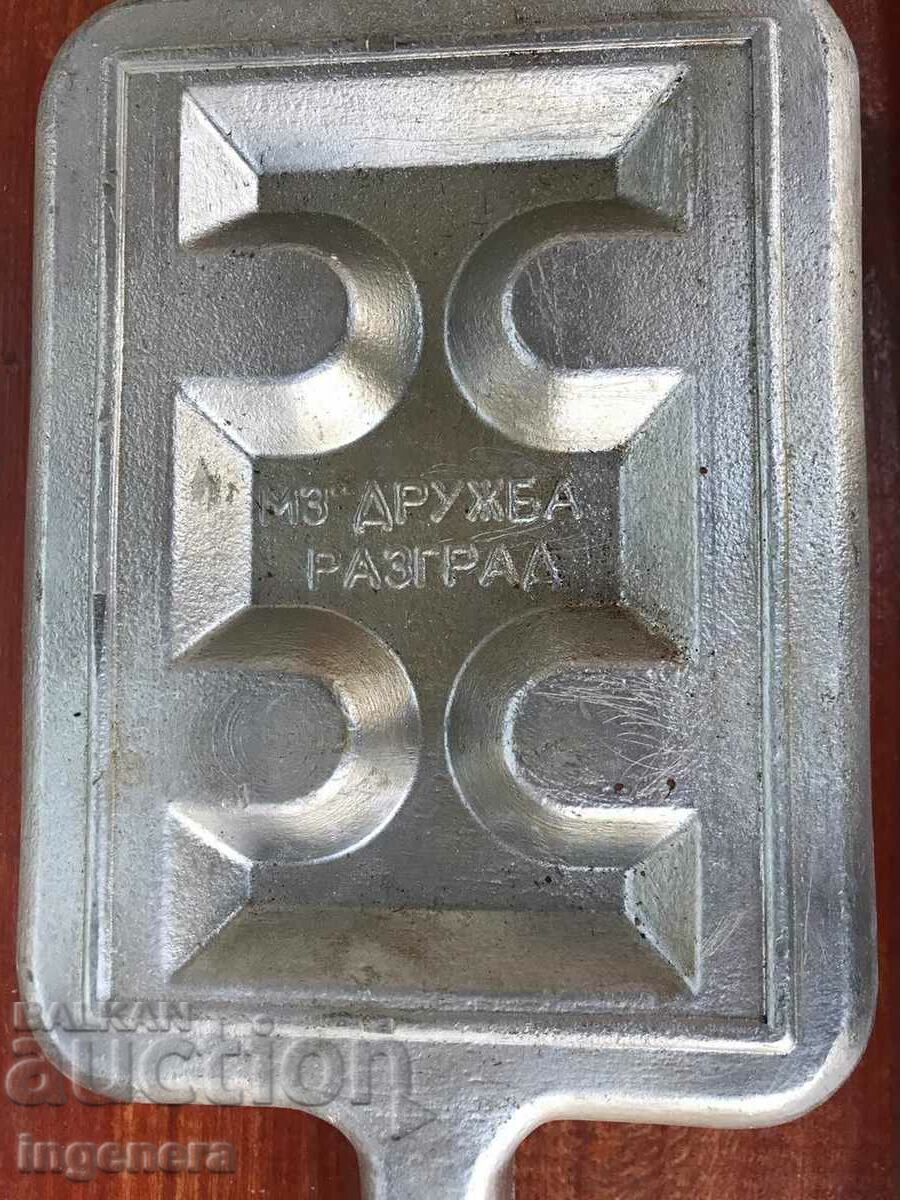 ALUMINUM MOLD FOR SWEETS FROM SOCA NEW - 5 ALUMINUM MOLD FOR SWEETS FROM SOCA NEW - 5