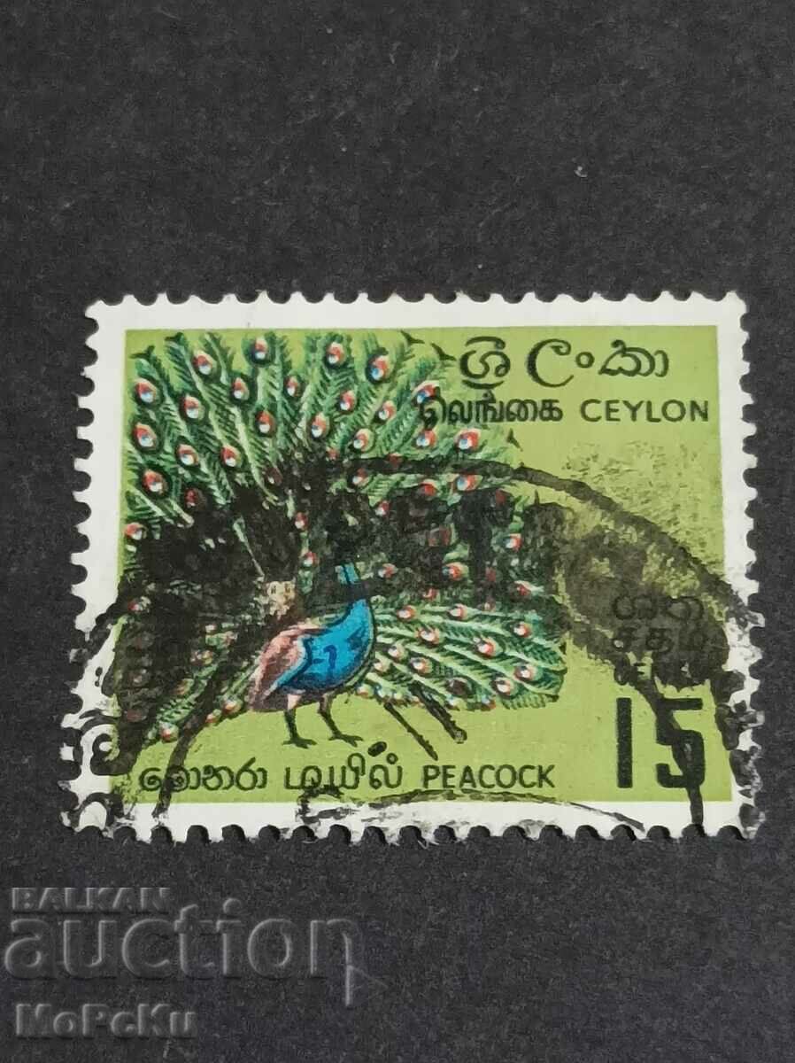 timbru poștal Ceylon