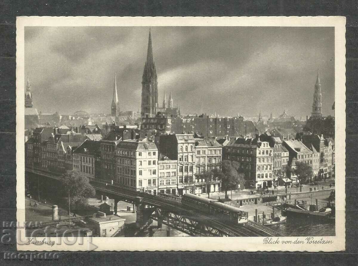 Old Post card Hamburg - Deutsches Reich - A 760