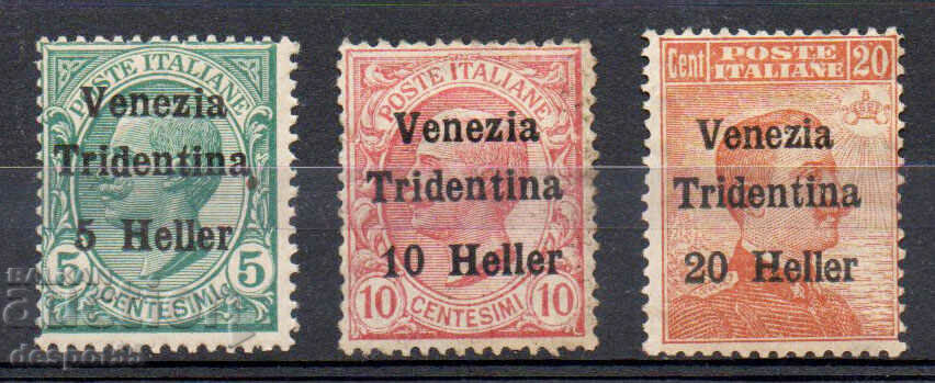 1918. Italy - Nadp. "VENEZIA TRIDENTINA". Value in heler.
