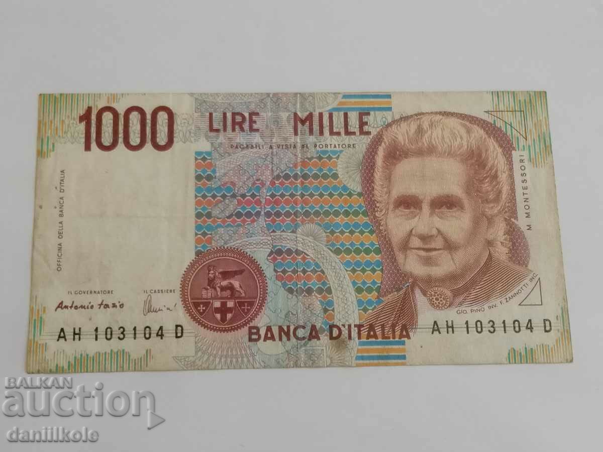 Auction *$*Y*$* ITALY - 1000 LIRES 1990 *$*Y*$* Auction *$*Y*$* ITALY - 1000 LIRES 1990 *$*Y*$*
