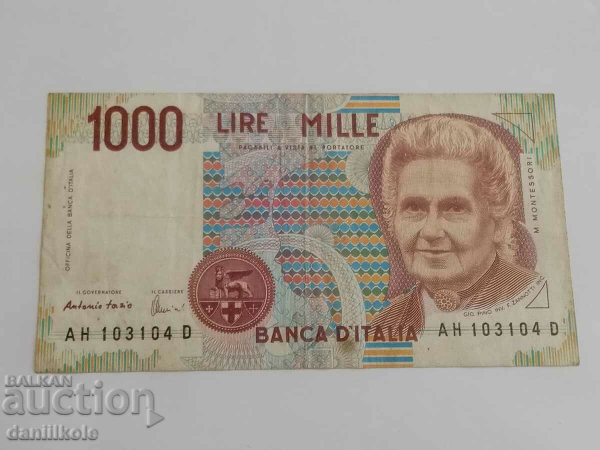 Delivery of *$*Y*$* ITALY - 1000 LIRES 1990 *$*Y*$* Delivery of *$*Y*$* ITALY - 1000 LIRES 1990 *$*Y*$*