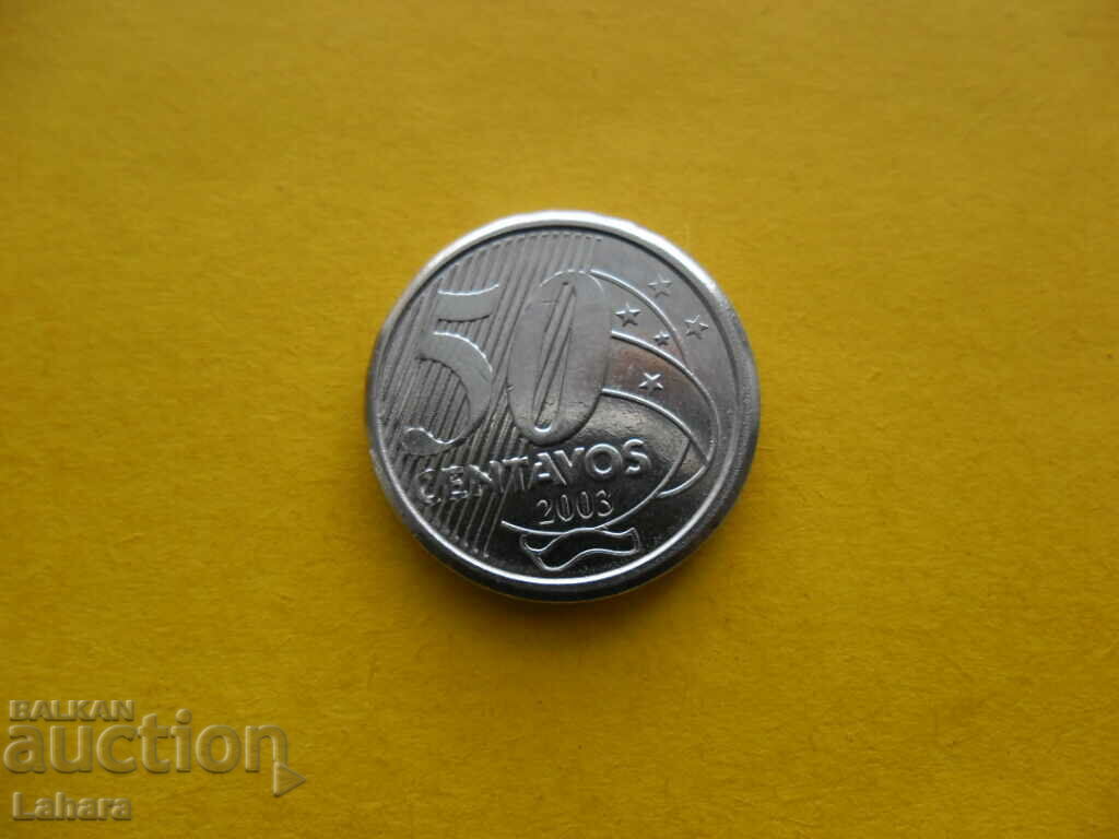 50 centavos 2003 Brazil
