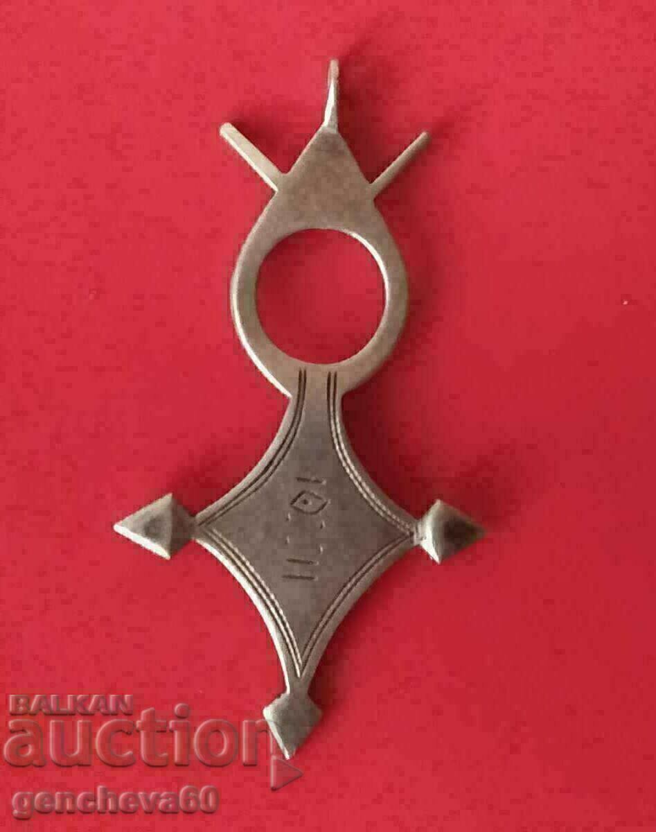 Auction  Old Silver Tuareg Cross/Talisman