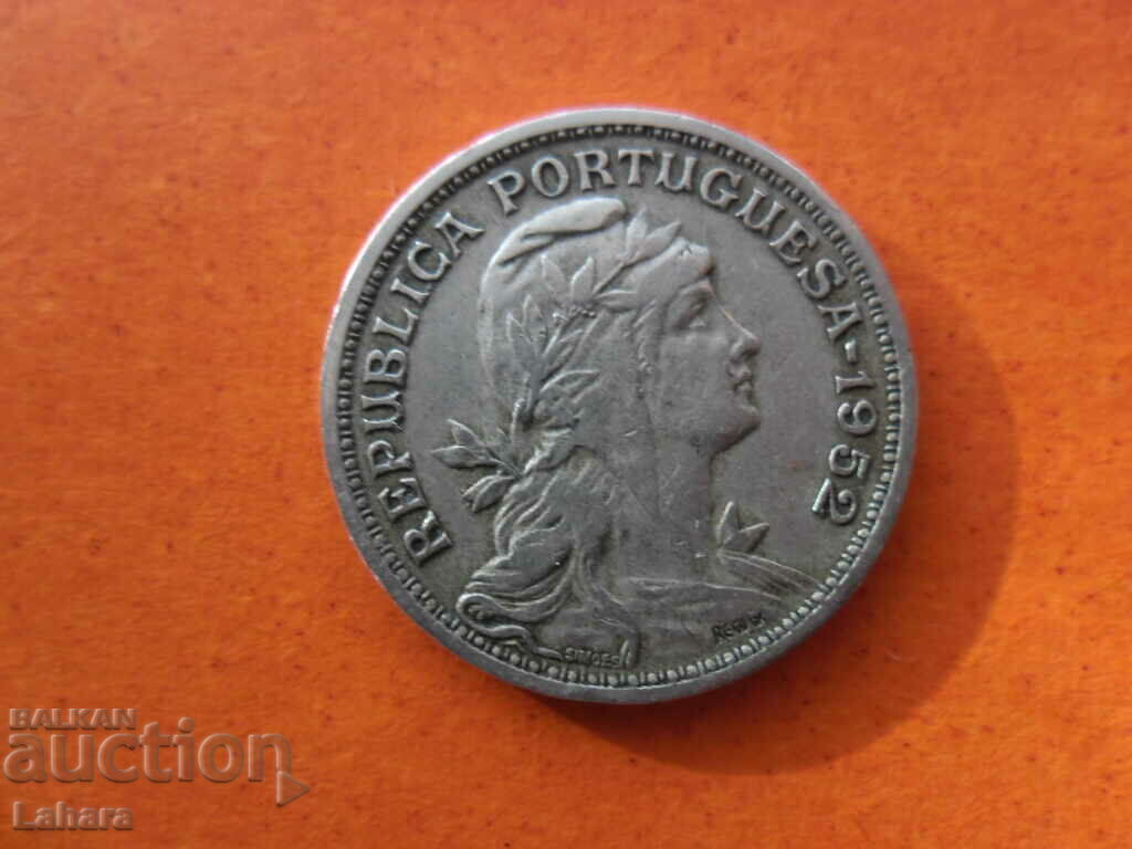 50 centavos 1952 Portugal with price 3.50 BGN | € 1.79 50 centavos 1952 Portugal with price 3.50 BGN | € 1.79
