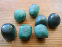 malachite - 7 pcs