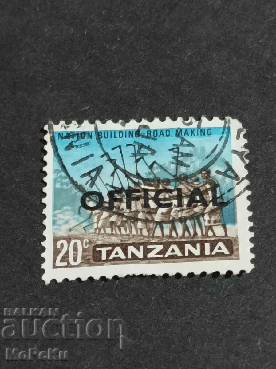 Γραμματόσημο της Τανζανίας