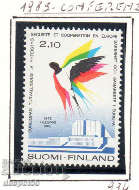 1985 Finland. 10 years since the signing of the Helsinki Treaties