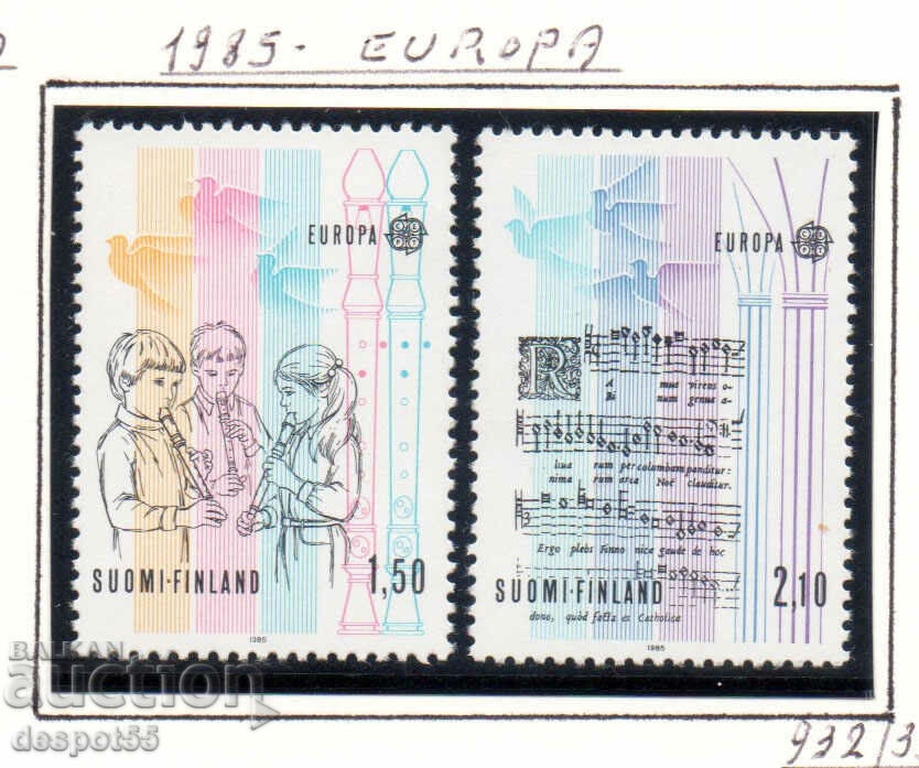 1985. Finlanda. Europa - Anul Muzicii Europene.