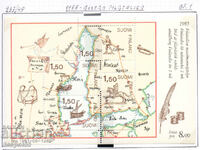 1985. Финландия. Филателно изложение ФИНЛАНДИЯ 88 - Карта.